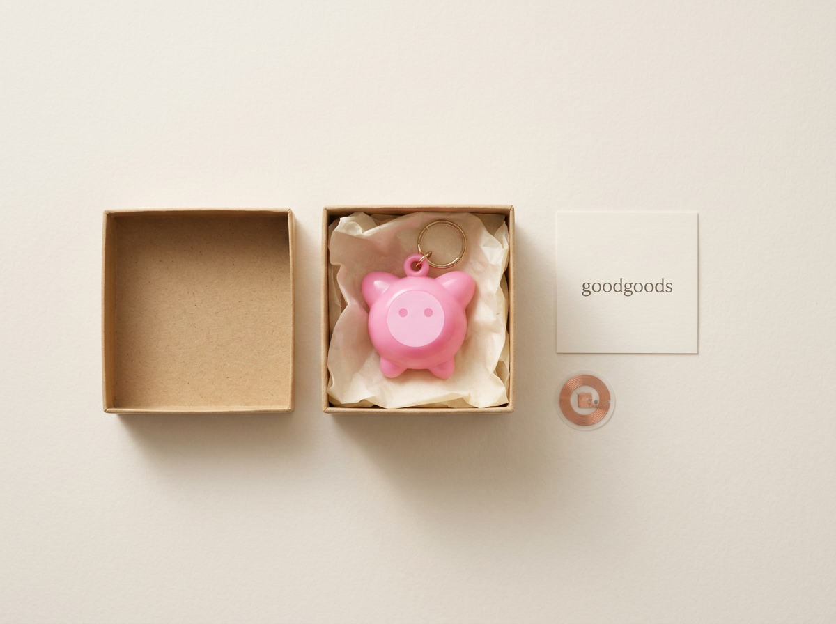 goodgoods 品牌包装:压印礼盒、印花包装纸、产品吊牌